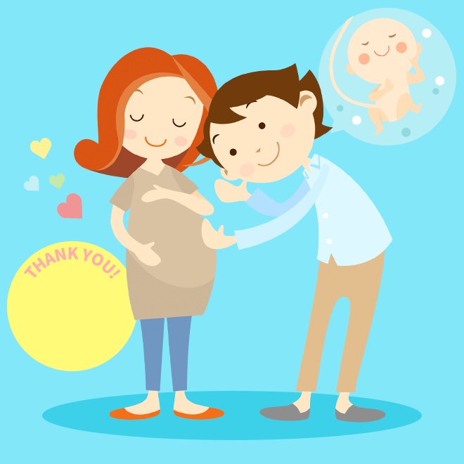 The couple can share! Pregnancy record and diary app "280days"
